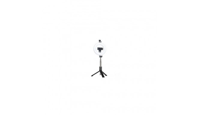 iLike Selfie Stick - bluetooth remote control, tripod and ring lamp - P40D-2 Black