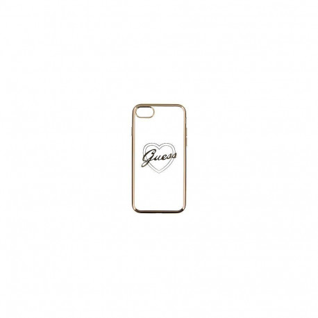 Guess Apple iPhone 7/8 Apple Heart TPU Case Gold
