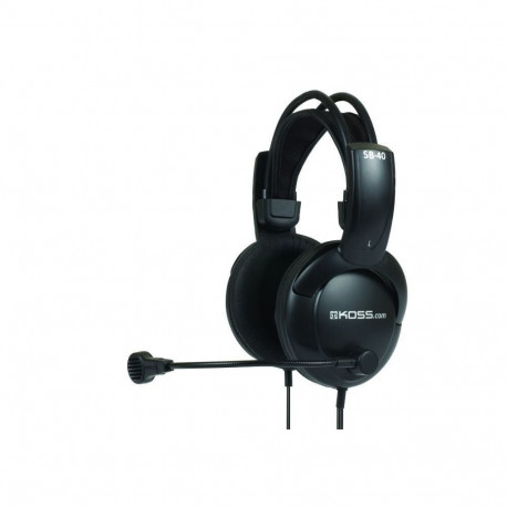 Koss Headphones SB40 Wired, On-Ear, Microphone, 3.5 mm, Black