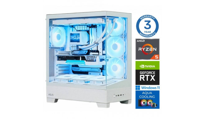 INTOP AQUA Ryzen 5 9600X 64GB DDR5 1TB SSD M.2 NVME+2TB RTX4060 8GB WIN11
