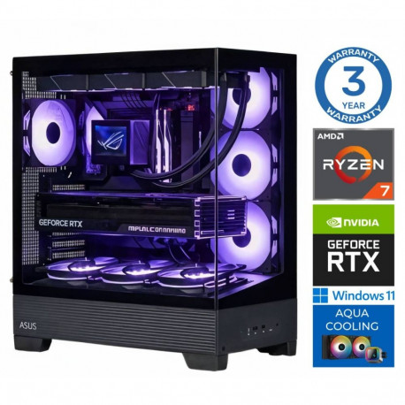 INTOP AQUA Ryzen 7 7700X 64GB DDR5 1TB SSD M.2 NVME+2TB RTX5060Ti 16GB WIN11