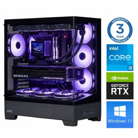 INTOP i5-14400F 64GB DDR5 1TB SSD M.2 NVME RTX5060Ti 16GB WIN11