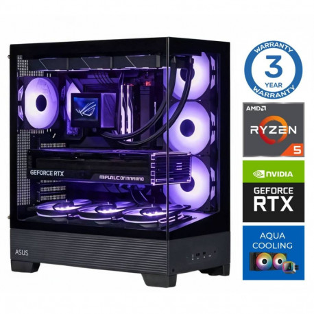 INTOP AQUA Ryzen 5 7600X 64GB DDR5 1TB SSD M.2 NVME+2TB RTX5060Ti 16GB no-OS