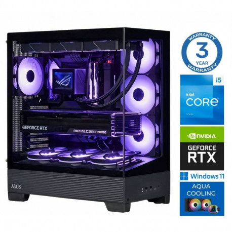 INTOP AQUA i5-14400F 16GB DDR5 1TB SSD M.2 NVME RTX5070 12GB WIN11Pro