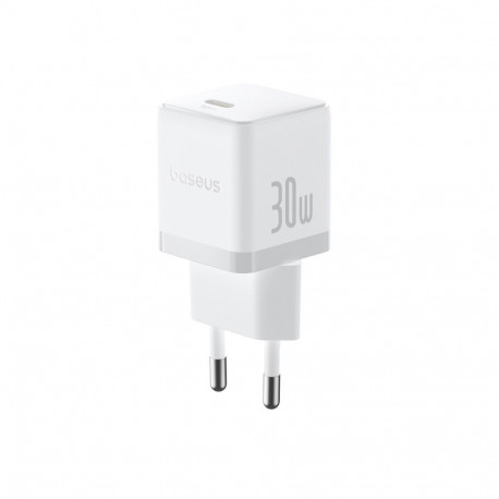 Seina kiirlaadija Palm 30W USB-C QC3.0 PD3.0 koos USB-C kaabliga 1m, valge