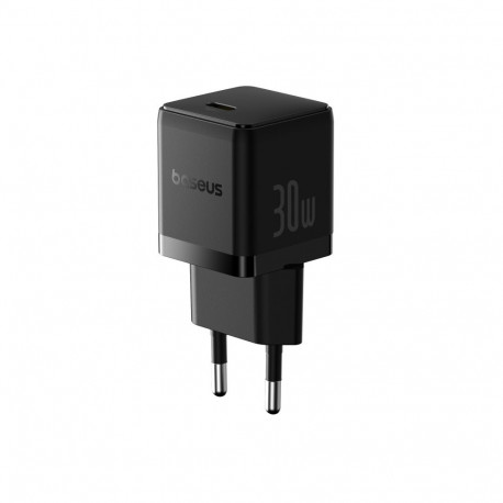 Wall Fast Charger Palm 30W USB-C QC3.0 PD3.0 with USB-C Cable 1m, Black