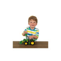 John Deere tractor for turning with 2 trailers