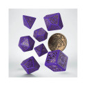 The Witcher Dandelion Viscount De Lettenhove Dice Set Purple And Gold Sp