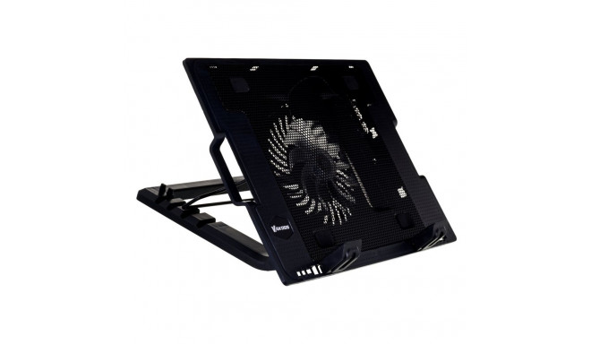 Laptop Cooling Pad - Vakoss Lf-1860al, Black