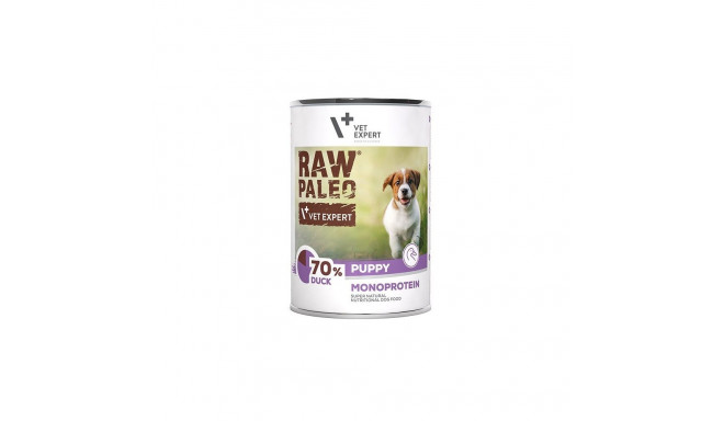 Wet Dog Food - RAW PALEO Puppy Monoprotein Duck 400g Grain-Free