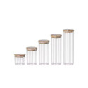 JAR STORAGE ROU GLA W BAM LID 0.7L 7103