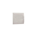 GRILLE PLASTIC ADJUSTABLE 148X153, WHITE