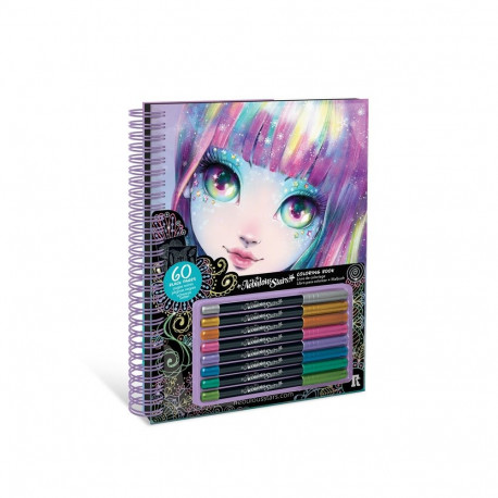 COLORING BOOK BLACK PAGES ISADORA 11136