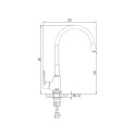 KITCHEN MIXER JOGA PLUS WHITE