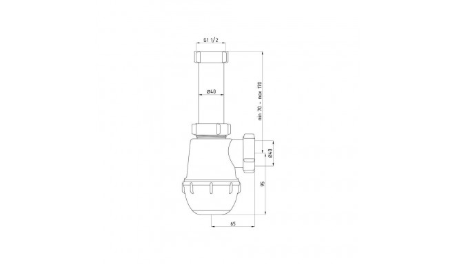 SIPHON SINK A0120VDEU ANI GROT1 1/2
