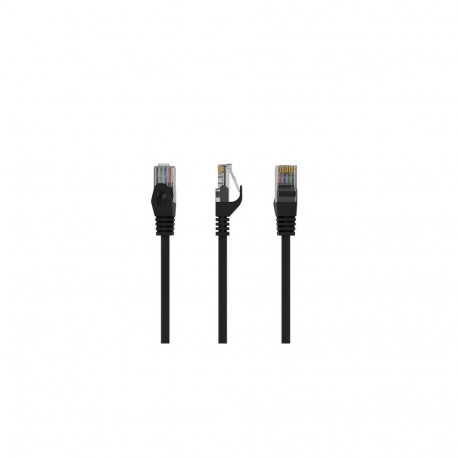 Gembird PP6U-3M/BK networking cable Black Cat6 U/UTP (UTP)