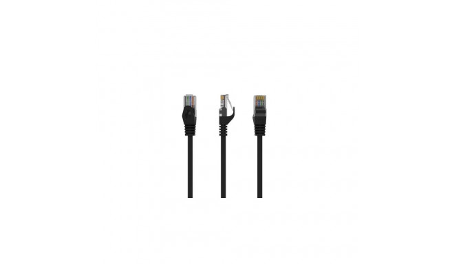 Gembird PP6U-3M/BK networking cable Black Cat6 U/UTP (UTP)