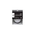 Gembird PP6U-3M/BK networking cable Black Cat6 U/UTP (UTP)