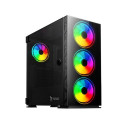 Savio PC Case Prime X1 ARGB Glass Black Midi Tower