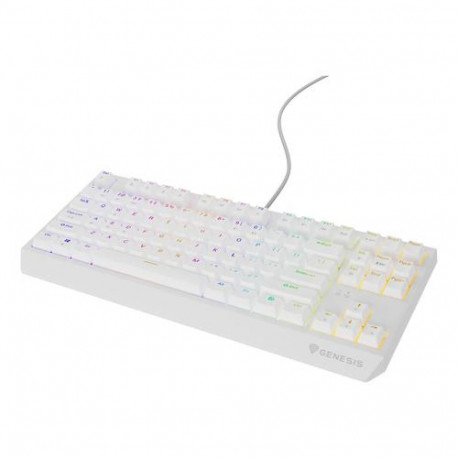 GENESIS Thor 230 TKL keyboard Gaming USB QWERTY US English White