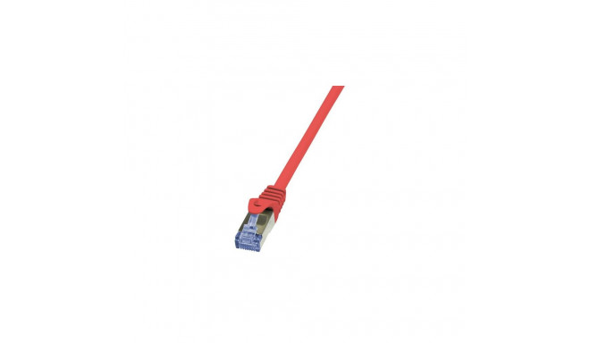 LogiLink 0.25m Cat.6A 10G S/FTP networking cable Red Cat6a S/FTP (S-STP)