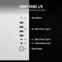 Corsair iCUE LINK 6500X RGB Midi Tower White
