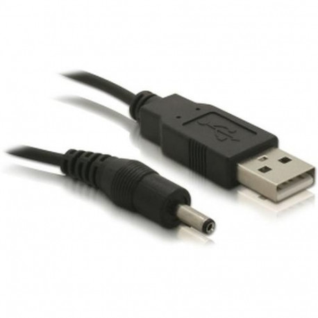 DeLOCK USB cable Power-Kabel,3,1mm Hohlst. Black 1.5 m USB A