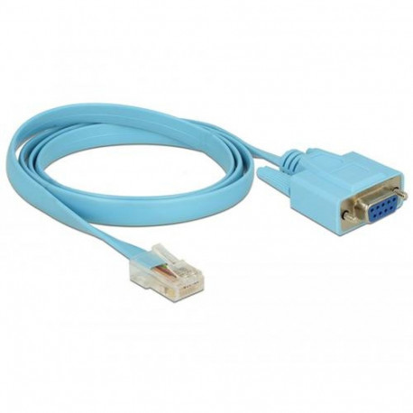 DeLOCK 63341 serial cable Blue 1 m DB-9 RJ-45