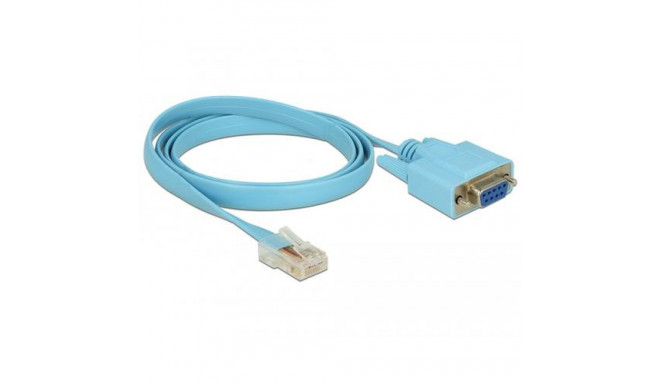 DeLOCK 63341 serial cable Blue 1 m DB-9 RJ-45