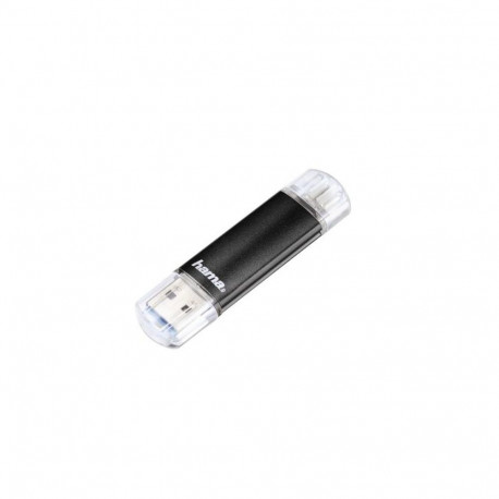 Hama Laeta Twin, 64GB USB flash drive USB Type-A / Micro-USB 3.2 Gen 1 (3.1 Gen 1) Black