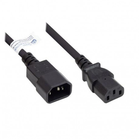 Alcasa P1430-S015 power cable Black 1.5 m C14 coupler C13 coupler