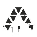 Nanoleaf NL47-0102TW-9PK smart lighting Smart panel Wi-Fi