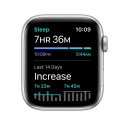 Apple Watch SE OLED 44 mm Digital 368 x 448 pixels Touchscreen 4G Silver Wi-Fi GPS (satellite)