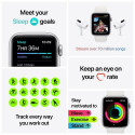Apple Watch SE OLED 44 mm Digital 368 x 448 pixels Touchscreen 4G Silver Wi-Fi GPS (satellite)