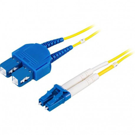Deltaco LCSC-3S InfiniBand/fibre optic cable 3 m 2x LC 2x SC Yellow