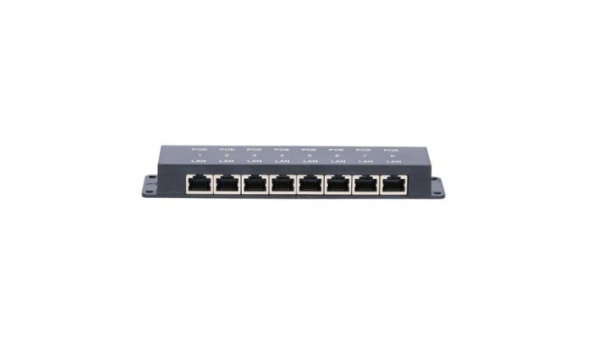Extralink PoE Injector 8 Port 8x 100Mb/s RJ45