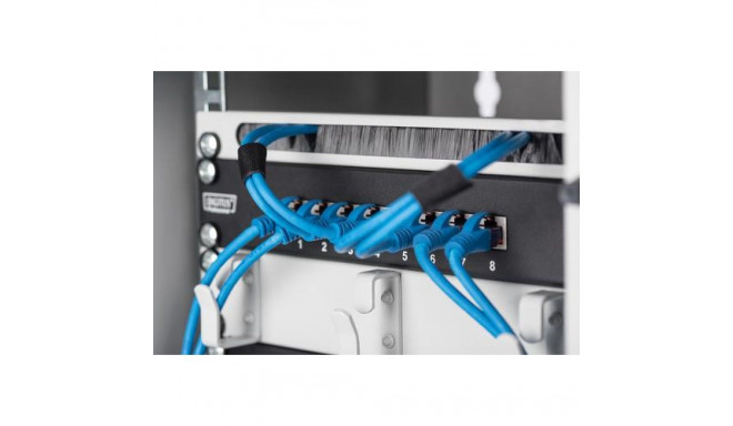 Digitus CAT 6, Class E Patch Panel, shielded, black