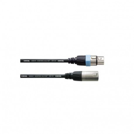 Cordial CCM 0.5 FM audio cable 0.5 m XLR (3-pin) Black