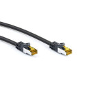 Goobay RJ45 Patch Cord CAT 6A S/FTP (PiMF), 500 MHz, with CAT 7 Raw Cable, black, 10m
