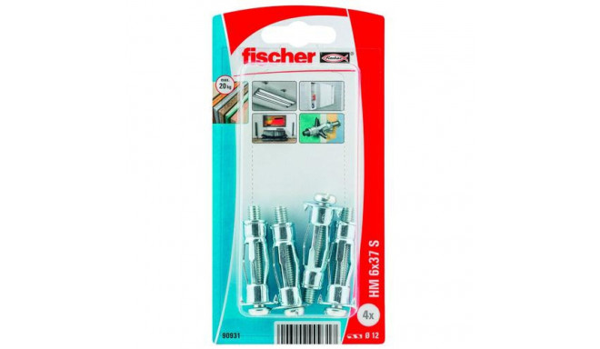 Fischer 90931 screw anchor / wall plug 4 pc(s) Hollow wall anchor (molly) 37 mm