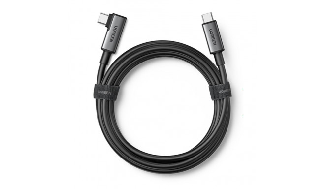 Kabelis USB C - USB C kampinis kištukas USB3.2 Gen1 60W PD3.0 5m juodas US551 UGREEN