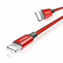 Baseus 6953156253001 mobile phone cable Red 1.2 m USB A Lightning