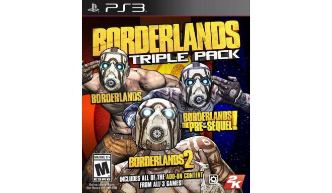 Take-Two Interactive Borderlands Triple Pack, PS3 Standard+DLC English PlayStation 3