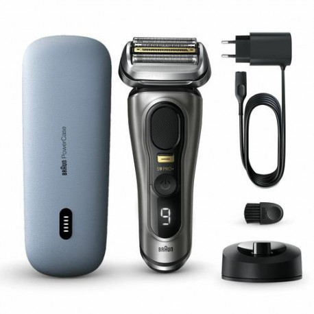 Braun Series 9 Pro+ 9525s Wet & Dry Foil shaver Trimmer Metallic