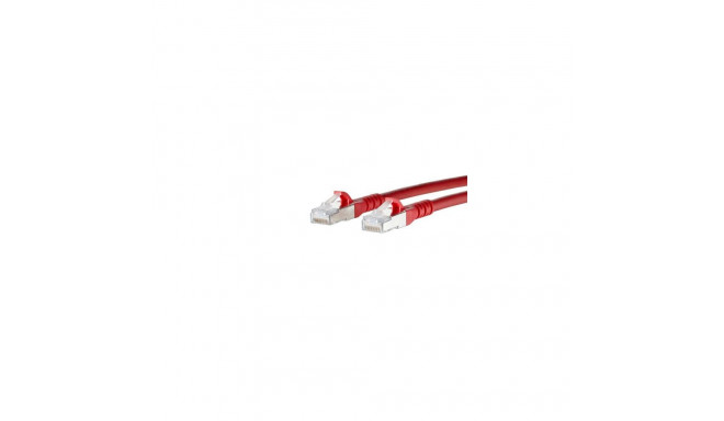 METZ CONNECT Cat6A S/FTP, 0.5m networking cable Red S/FTP (S-STP)