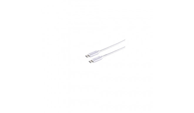 S/CONN 13-48016 USB cable USB 3.2 Gen 2x2 0.5 m USB C White