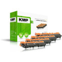 KMP MULTIPACK B-T58V toner cartridge 4 pc(s) Compatible Black, Cyan, Magenta, Yellow