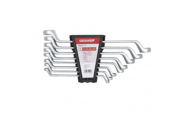 GEDORE red Double ring end Spanner Set 8-pieces 6-22 mm