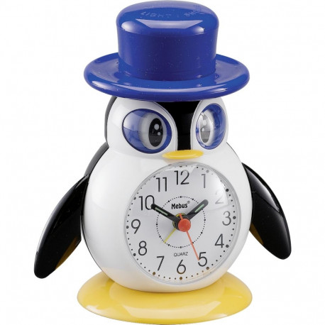 Mebus 26514 Kids Alarm Clock Penguin   colour assorted