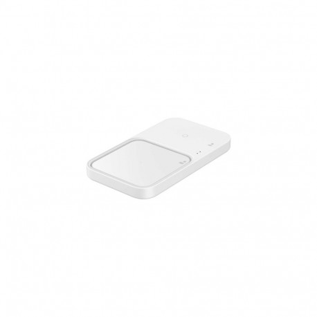 Samsung Wireless Charger Duo Pad 2-in-1, 15W EP-P5400 with Travel charger (25W) + USB cable, White (